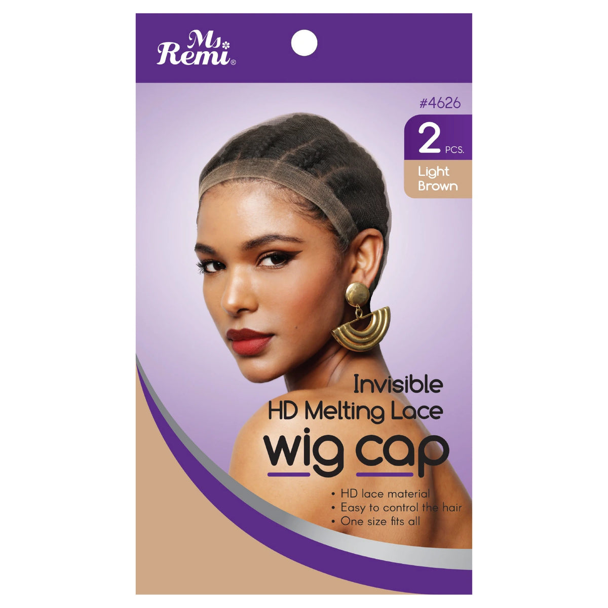 Ms. Remi Premium Deluxe Wig Band, Non-Slip - Light Brown