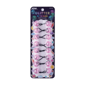 
                  
                    Cargar imagen en el visor de la galería, Joy Twin Beads Ponytailer 20mm 8ct Glitter Glow Beads Joy Pink  
                  
                