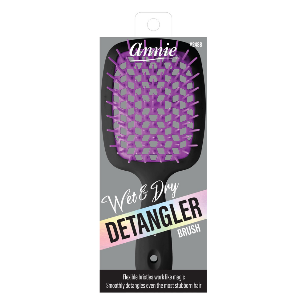 
                  
                    갤러리 뷰어에 이미지 로드, Annie Wet &amp;amp; Dry Detangling Hair Brush Black
                  
                