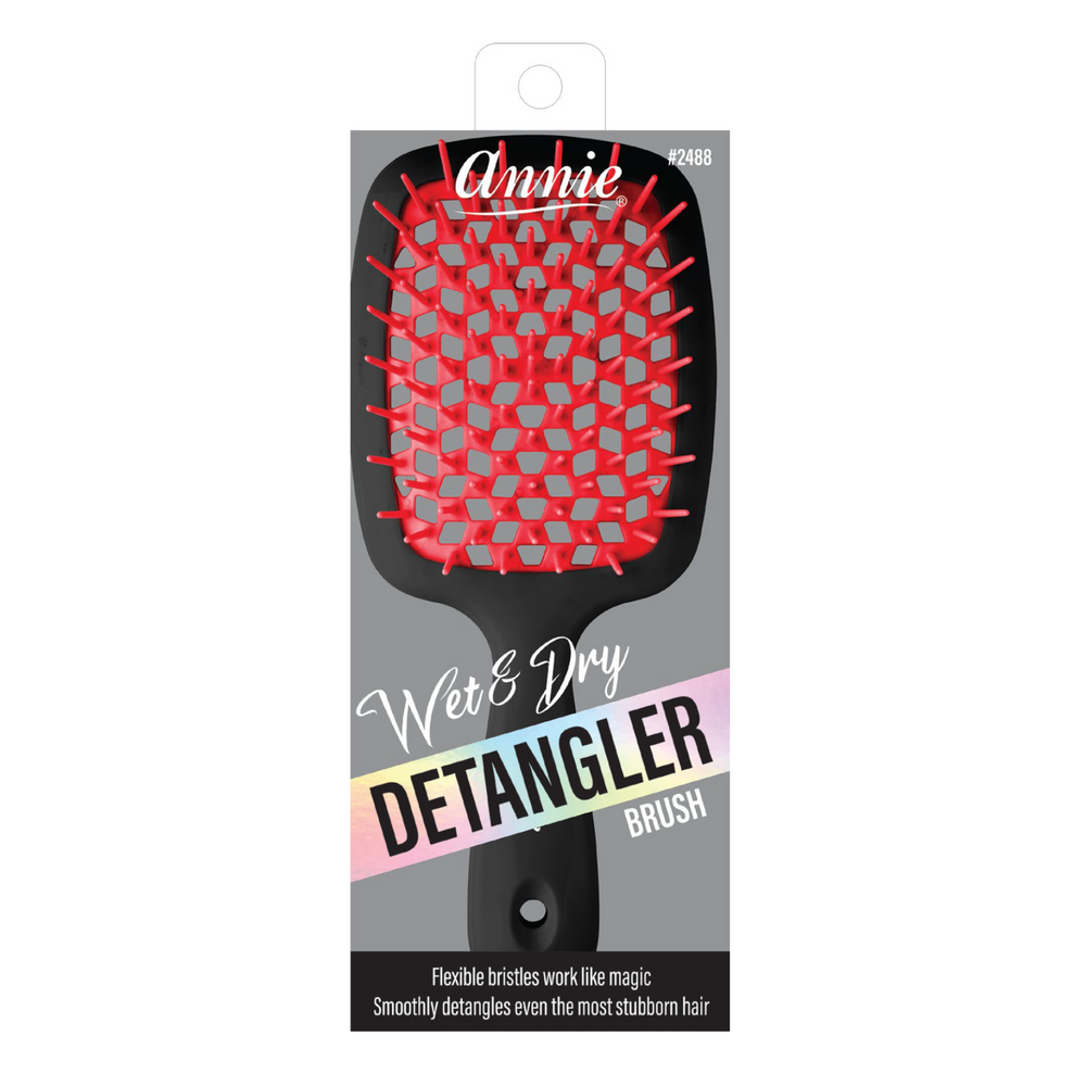 Annie Wet & Dry Detangling Hair Brush Black