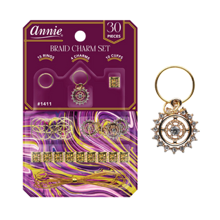 Annie Braid Charm Set, Diamond Circle