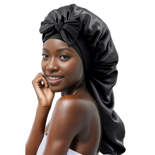 Ms. Remi Silky Wide Edge Strap Day & Night Cap, Braid Black