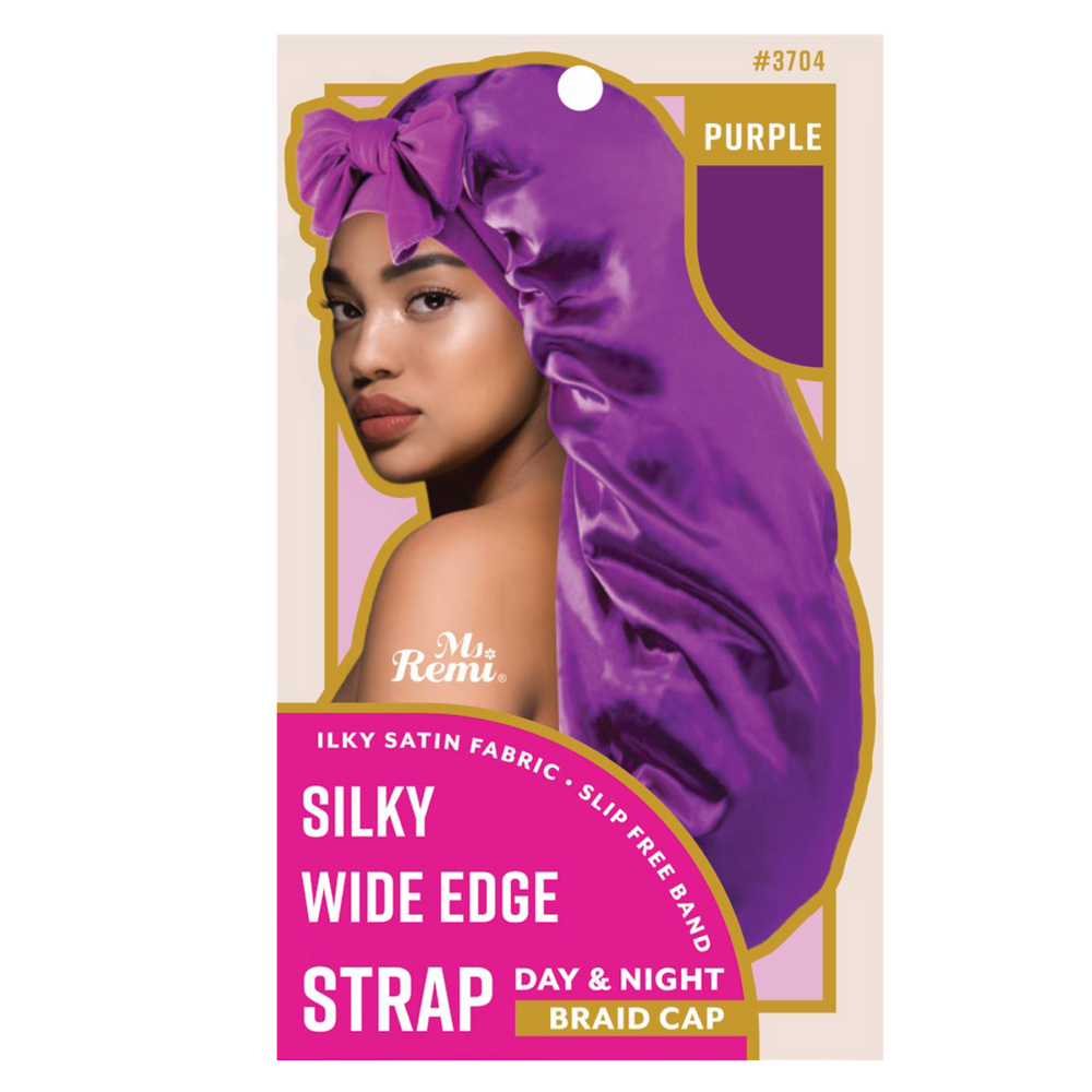 Ms. Remi Silky Wide Edge Strap Day & Night Cap, Braid Assorted