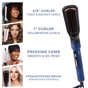 
                  
                    Cargar imagen en el visor de la galería, Hot &amp;amp; Hotter 4 in 1 Ceramic lonic Digital Interchangeable Hair Styler
                  
                