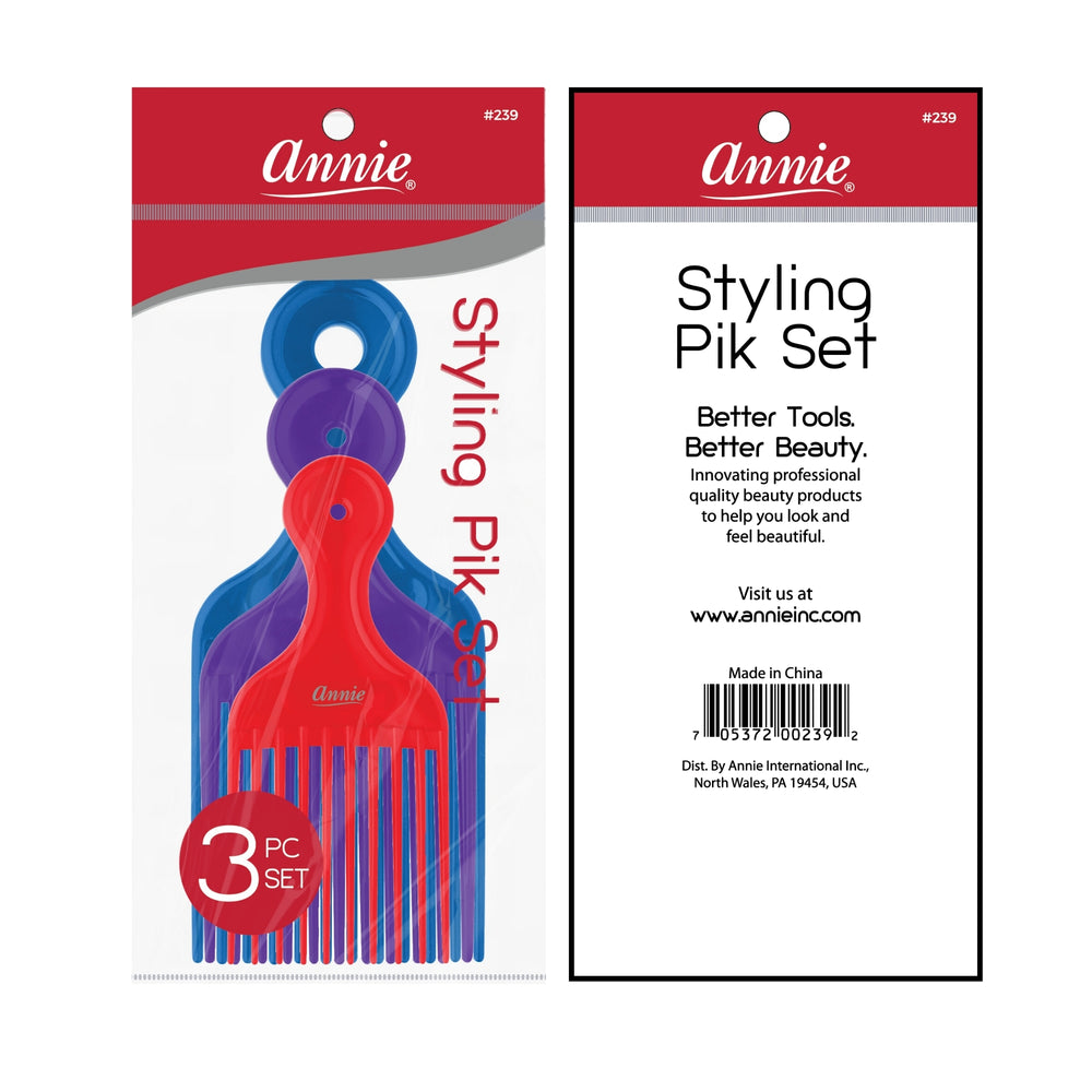 
                  
                    Load image into Gallery viewer, Annie Styling Plastic Pik Short Medium Long 3ct Asst.
                  
                