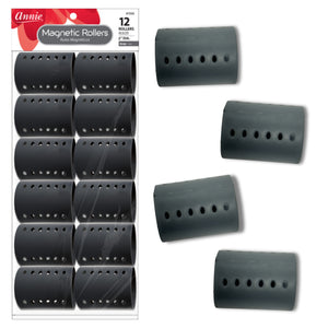 
                  
                    Load image into Gallery viewer, Annie Magnetic Rollers 2In 12Ct Gray
                  
                