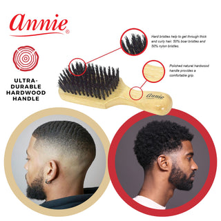 Annie Hard Club Brush Boar & Nylon Bristle