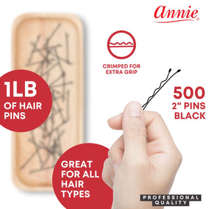 
                  
                    Load image into Gallery viewer, Annie Bob Pins 2In 1Lb Black
                  
                