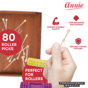 
                  
                    Load image into Gallery viewer, Annie Plastic Roller Picks 3In 80Ct
                  
                