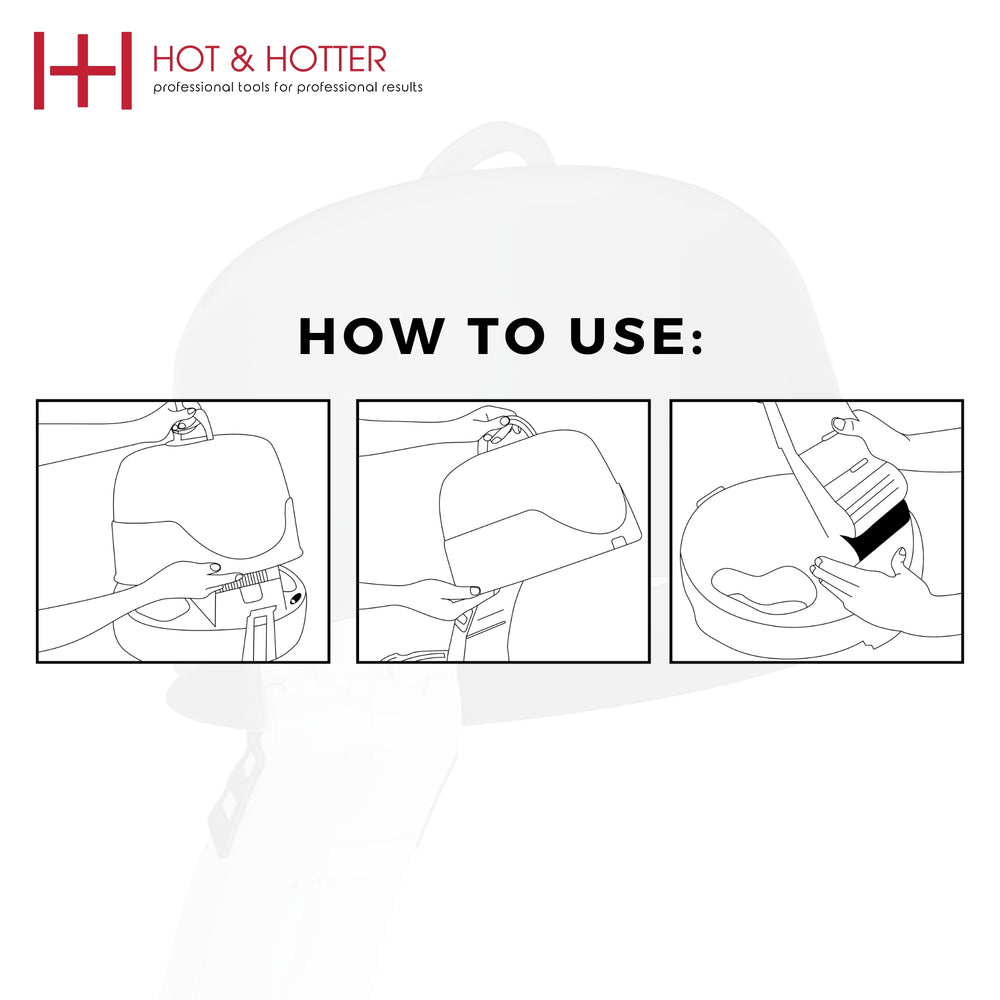 
                  
                    Load image into Gallery viewer, Hot &amp;amp; Hotter Large Salon Portable Hood Dryer
                  
                