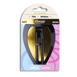 
                  
                    Cargar imagen en el visor de la galería, Annie 10.5cm Jumbo Snap Clip 1ct Black
                  
                