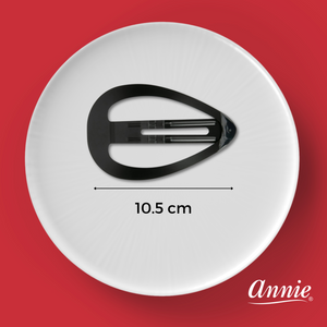 
                  
                    Cargar imagen en el visor de la galería, Annie 10.5cm Jumbo Snap Clip 1ct Black
                  
                