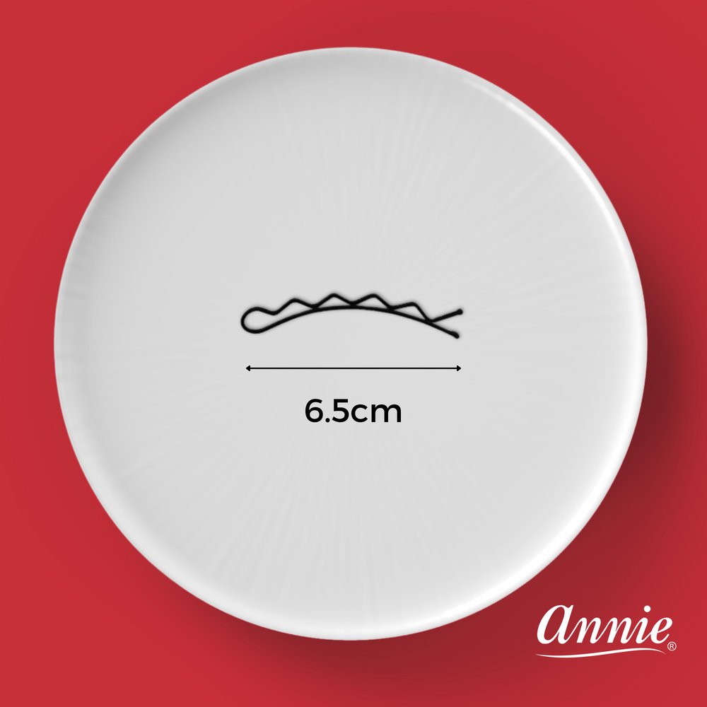 
                  
                    Cargar imagen en el visor de la galería, Annie 6.5cm Big Curve Bobby Pin 6ct Black
                  
                