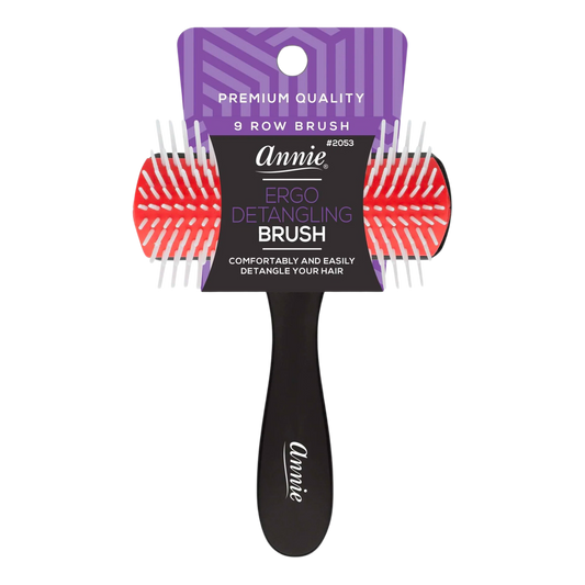 Annie Ergo Detangling Brush 9 Row Brushes Annie   