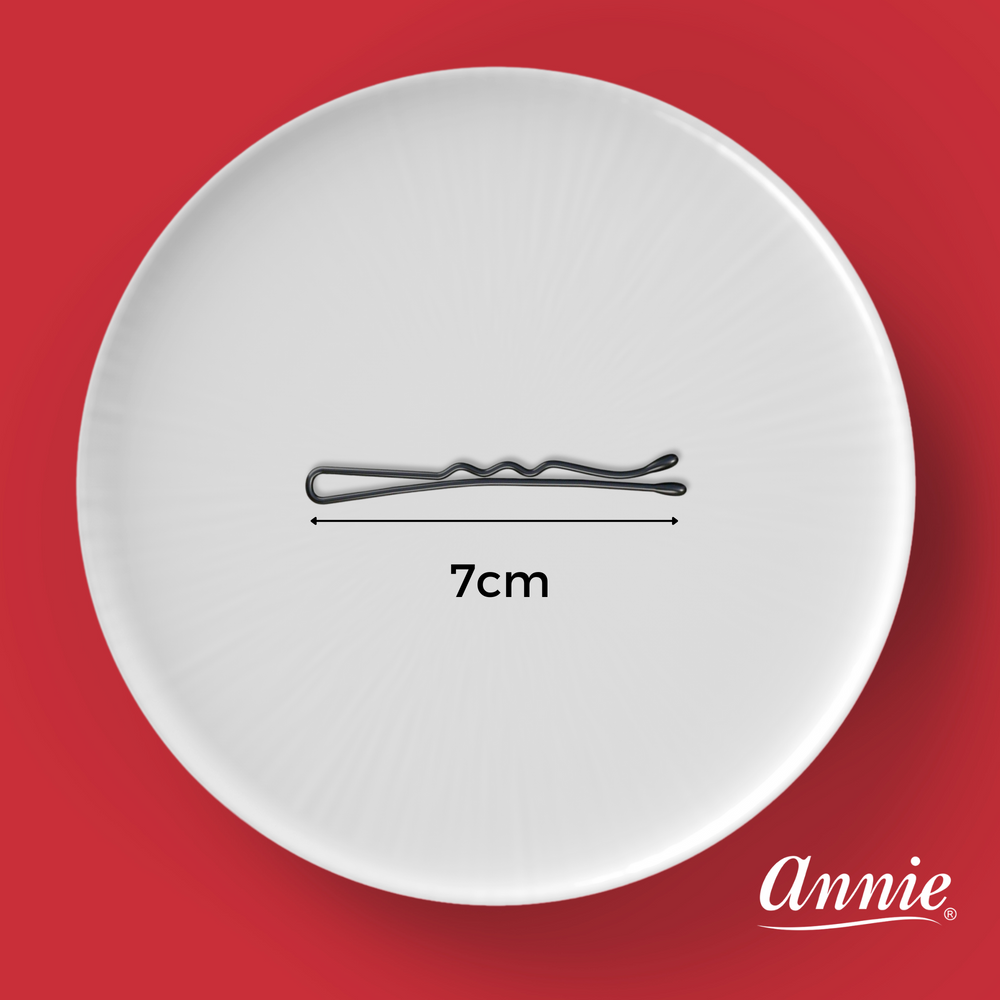 
                  
                    갤러리 뷰어에 이미지 로드, Annie Extra Jumbo 7cm Curved Bob Pin 12ct Black
                  
                