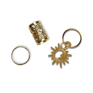 Annie Braid Charm Set, Sun & Moon