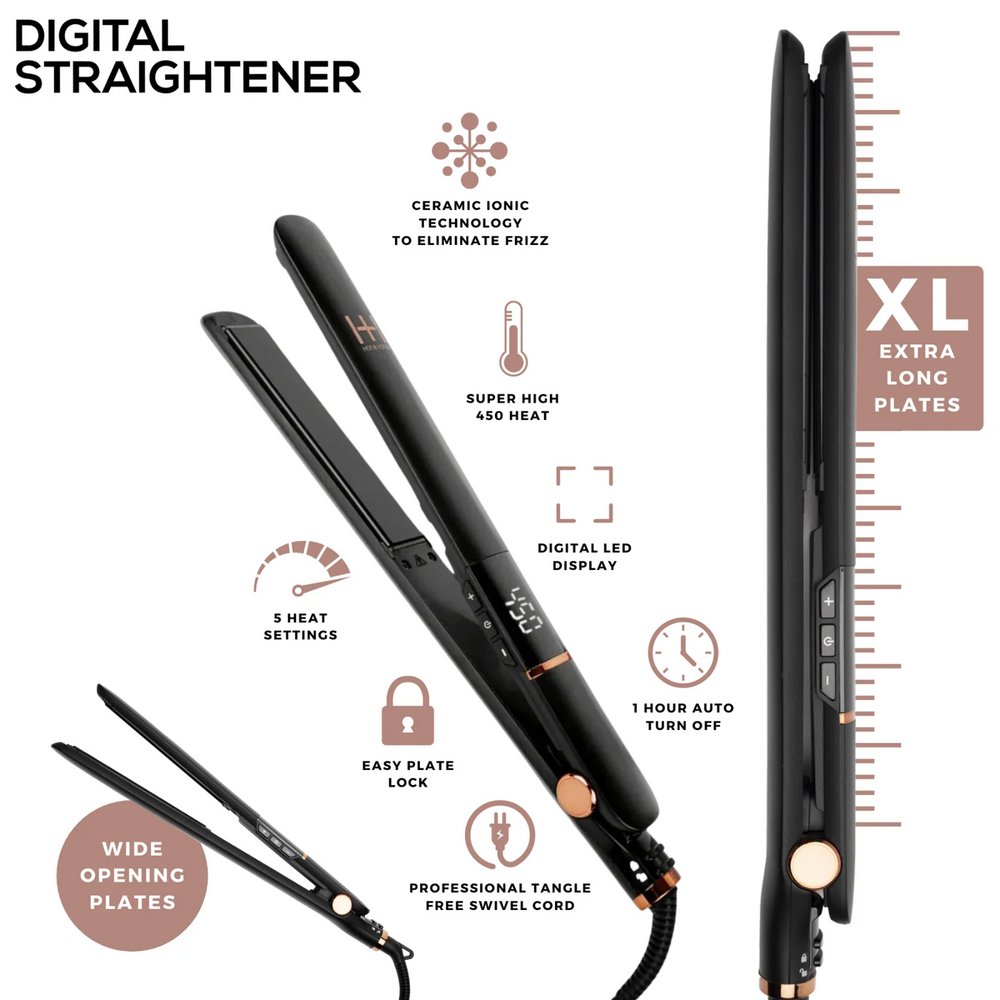 
                  
                    Load image into Gallery viewer, Hot &amp;amp; Hotter Ultimate Styling Bundle: Turbo Hair Dryer, Digital Flat Iron &amp;amp; 5-Barrel Curling Iron
                  
                