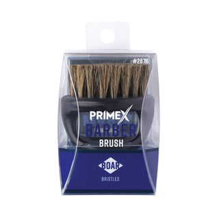 PrimeX Barber Cepillo para nudillos, cerdas de jabalí negras