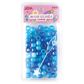 Joy Cuentas De Pelo Grandes 60Ct Azul Asst