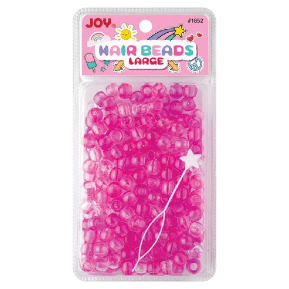 Mini Princess Hair Beads (Large) Pink