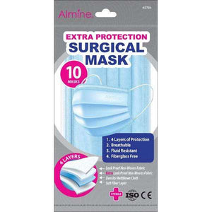 
                  
                    Load image into Gallery viewer, Almine 4-Ply Sterile Earloop Face Mask One Size 10ct, Blue Face Masks Almine   
                  
                