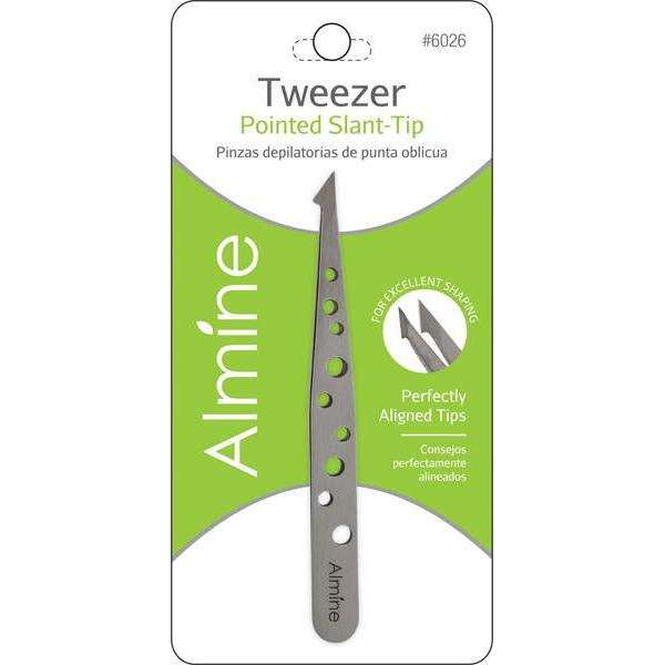 Almine Tweezers Pointed Slant Tweezers Almine   