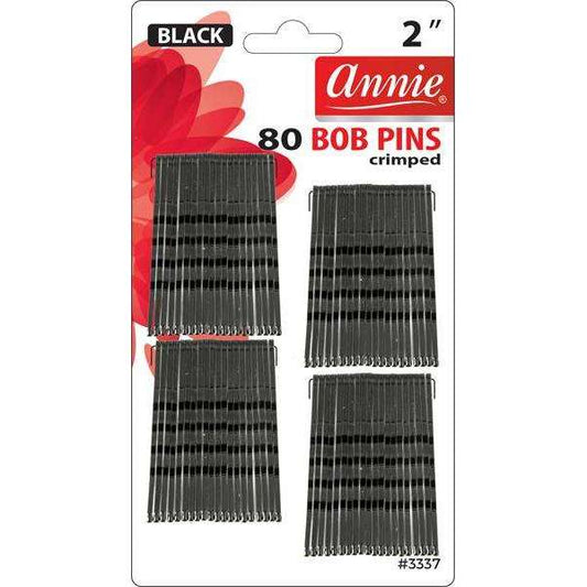 Annie Bob Pins 2" 80Ct Black Hair Pins Annie   