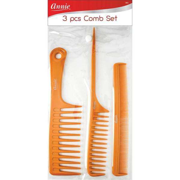 Annie Comb Set 3Ct Bone Combs Annie   