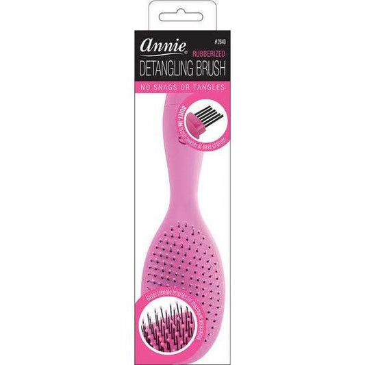 Annie Detangling Brush with Built-in Cleaner Brushes Annie   