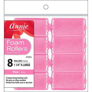 
                  
                    Load image into Gallery viewer, Annie Foam Rollers X-Large 8Ct Pink Foam Rollers Annie   
                  
                