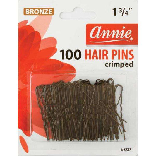 Annie Hair Pins 1 3/4" 100Ct Bronze Hair Pins Annie   