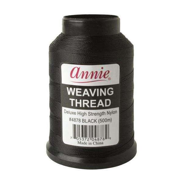 Annie Nylon Weaving Thread Black 25 Yards – Annie International