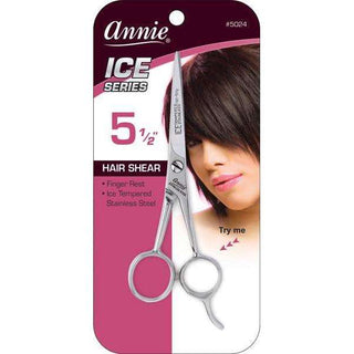 Annie Ice Tempered Stainless Steel Hair Shears 5.5 Inch