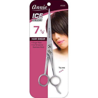 Annie Ice Tempered Stainless Steel Hair Shears 7.5 Inch