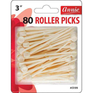 
                  
                    Load image into Gallery viewer, Annie Plastic Roller Picks 3In 80Ct Hair Pins Annie   
                  
                