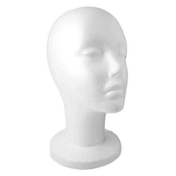 Annie Polystyrene Foam Head 11.5" Tall Mannequins Annie   