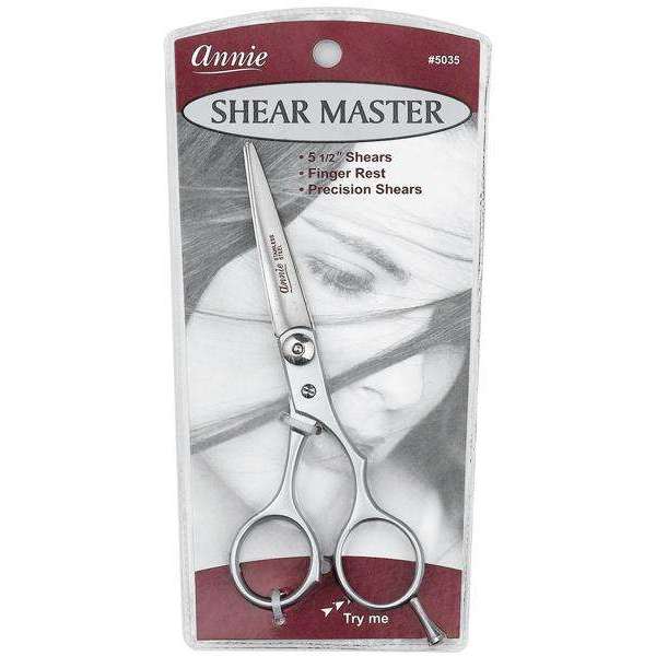 Annie Shear Master Hair Scissors 5.5 Inch Silver Hair Shears Annie   