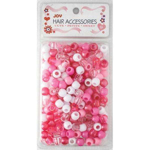 Mini Princess Hair Beads (Large) Pink