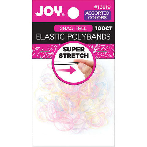 Joy Elastic Polybands 2.5cm Diameter 100ct Black – Annie International
