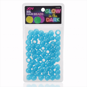 
                  
                    Cargar imagen en el visor de la galería, Joy XX-Large Glow In the Dark Hair Beads Blue Beads Joy   
                  
                