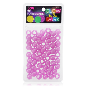 
                  
                    Cargar imagen en el visor de la galería, Joy XX-Large Glow In the Dark Hair Beads Purple Beads Joy   
                  
                