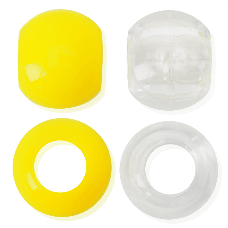 
                  
                    Load image into Gallery viewer, Joy Round Plastic Beads XX-Large Yellow Beads Joy   
                  
                