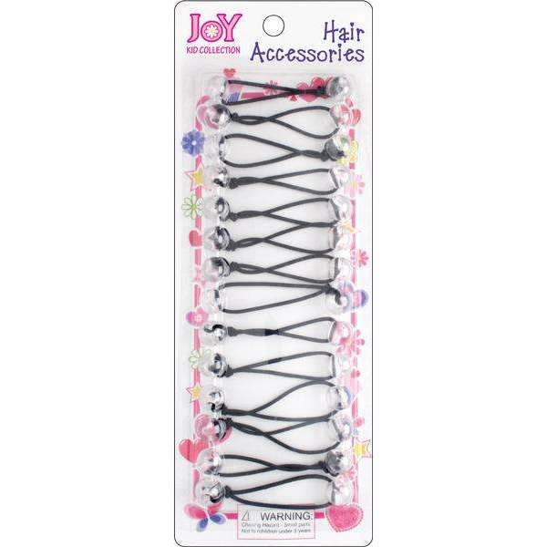 Joy Twin Beads Ponytailers 14Ct Clear Ponytailers Joy   