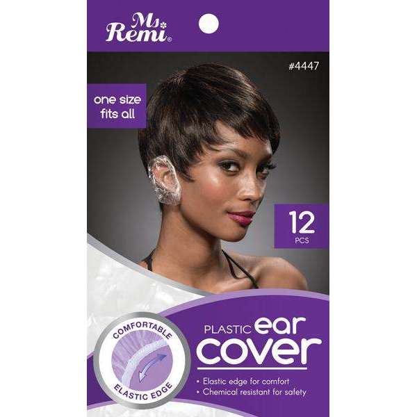 Ms. Remi Ear Cover 12Pc Clear Wig Caps Ms. Remi   