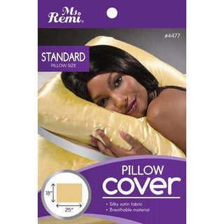 Ms. Remi Satin Pillow Cover Gold