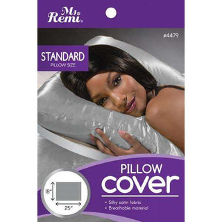 Ms. Remi Satin Pillow Cover Silver