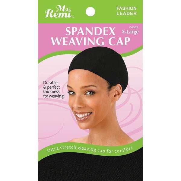 Ms. Remi Spandex Weaving Cap Xl Black Ultrastretch Wig Caps Ms. Remi   